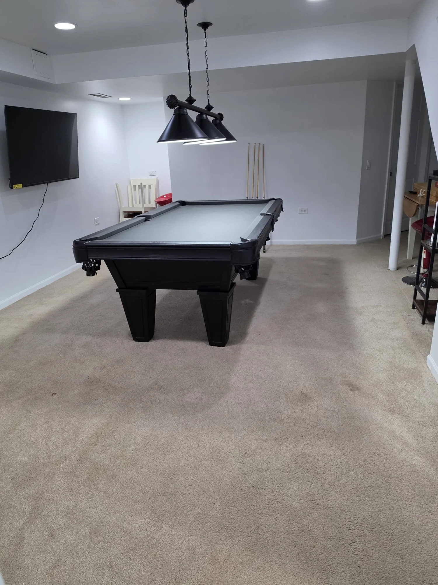 Game room at Bluejacket Bungalow